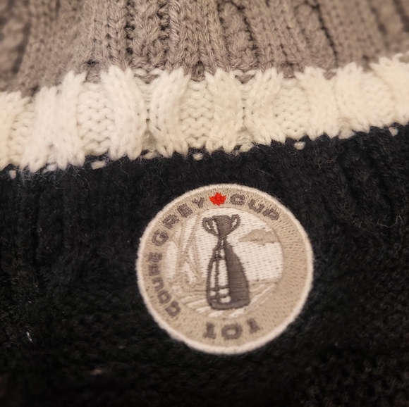 Kids 101 grey cup wool toque - Picture 4 of 5